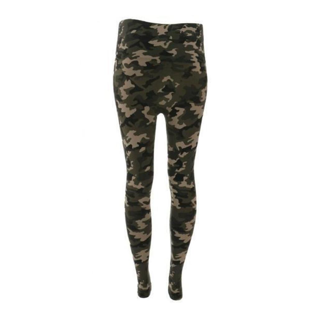 Breezies Seamless Tummy Smoothing Legging Camo - Regular - Picture 3 of 4